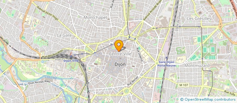 localisation de l'entreprise MONSIEUR LUDOVIC MEURGEY à DIJON