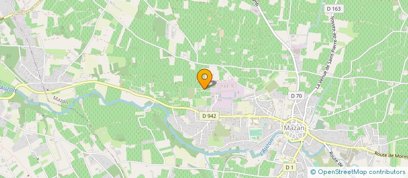 localisation de l'entreprise MONSIEUR LUDOVIC MICHEL  MAZAN