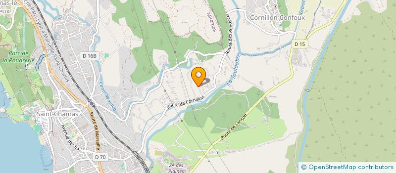 localisation de l'entreprise MONSIEUR LUDOVIC MICHEL  SAINT-CHAMAS