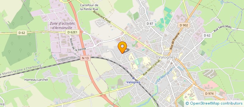 localisation de l'entreprise MONSIEUR LUDOVIC MICKAEL LION LEMARINEL  VALOGNES