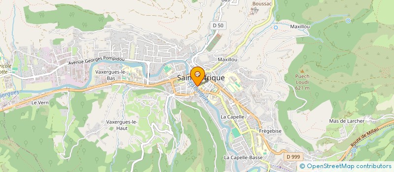 localisation de l'entreprise MONSIEUR LUDOVIC MILHAU à SAINT-AFFRIQUE