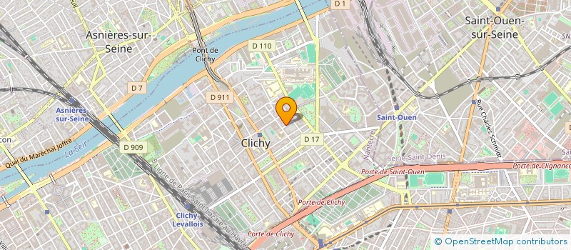 localisation de l'entreprise MONSIEUR LUDOVIC MINA à CLICHY