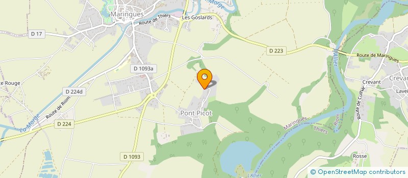 localisation de l'entreprise MONSIEUR LUDOVIC MIOCHE  CULHAT