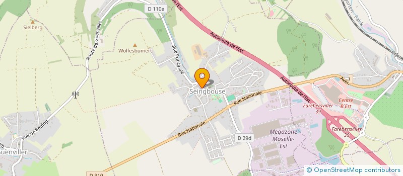 localisation de l'entreprise MONSIEUR LUDOVIC MIRELLI  SEINGBOUSE