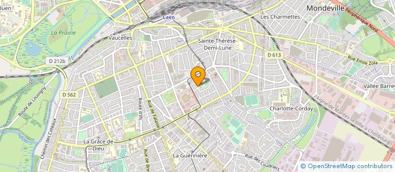 localisation de l'entreprise MONSIEUR LUDOVIC MOHAMED à CAEN
