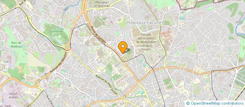 localisation de l'entreprise MONSIEUR LUDOVIC MOLTENI  MONTPELLIER