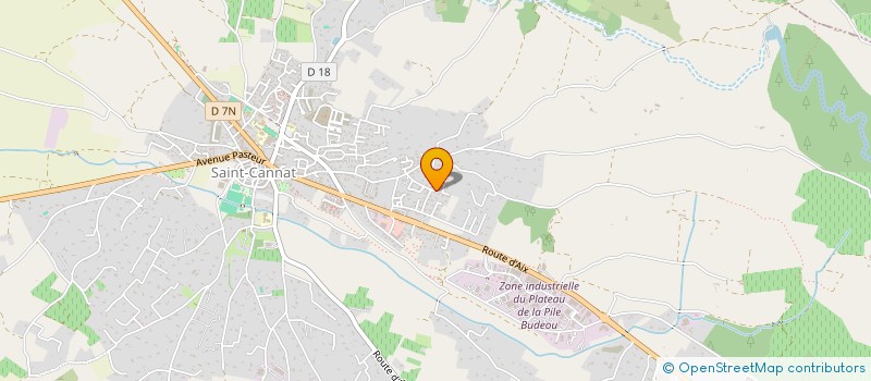 localisation de l'entreprise MONSIEUR LUDOVIC MONARD  SAINT-CANNAT