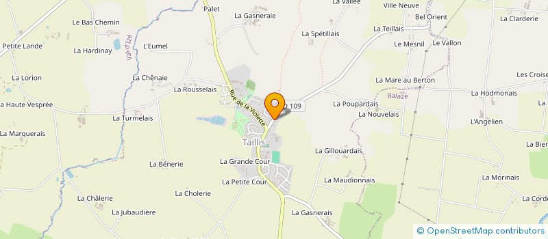 localisation de l'entreprise MONSIEUR LUDOVIC MONFOURNY  TAILLIS