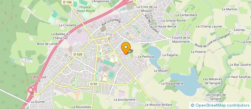 localisation de l'entreprise MONSIEUR LUDOVIC MONNIER  BILLIERS