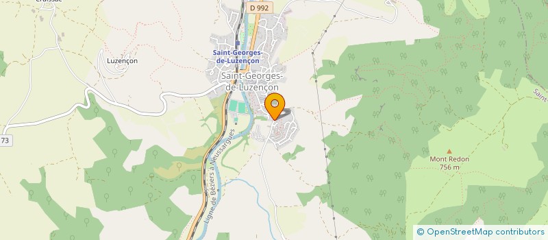 localisation de l'entreprise MONSIEUR LUDOVIC MORAND  SAINT-GEORGES-DE-LUZENCON