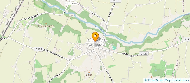 localisation de l'entreprise MONSIEUR LUDOVIC MORAND  SAINT-GERVAIS-SUR-ROUBION