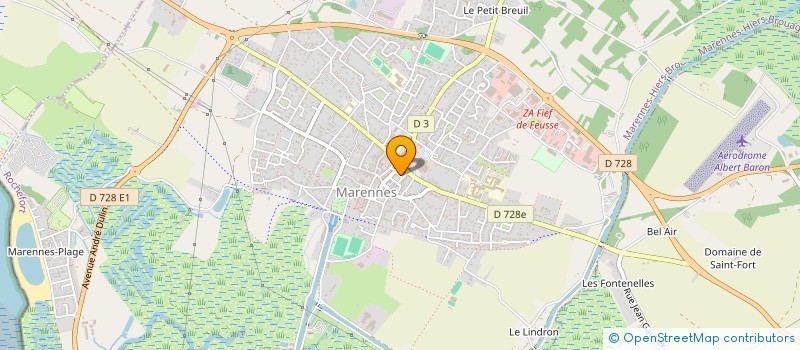 localisation de l'entreprise MONSIEUR LUDOVIC MOREAU  MARENNES-HIERS-BROUAGE