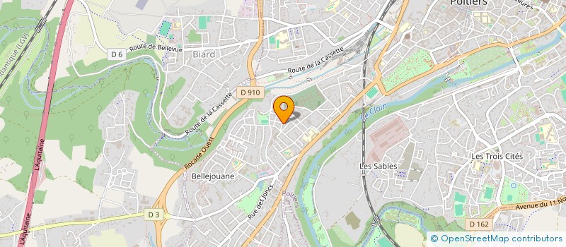 localisation de l'entreprise MONSIEUR LUDOVIC MOREAU à POITIERS