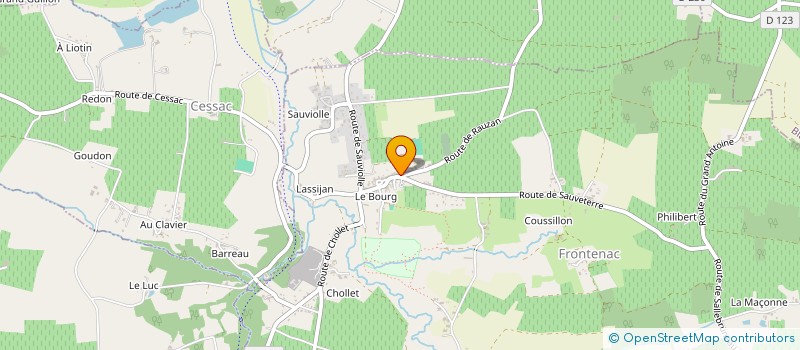 localisation de l'entreprise MONSIEUR LUDOVIC MOREIRA  TARGON