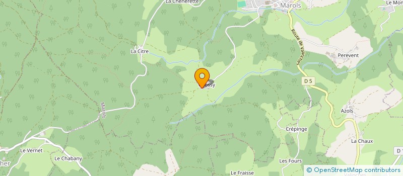 localisation de l'entreprise MONSIEUR LUDOVIC MOREL  MAROLS