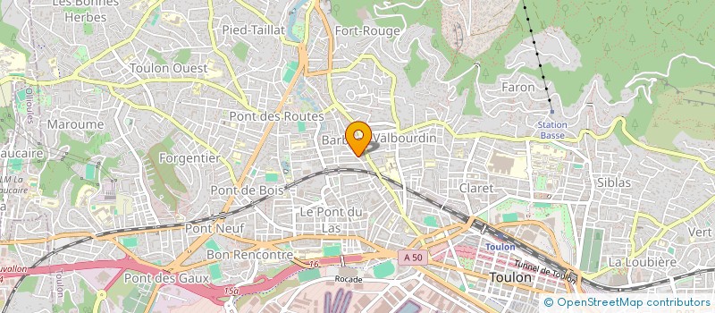 localisation de l'entreprise MONSIEUR LUDOVIC MOREL  TOULON