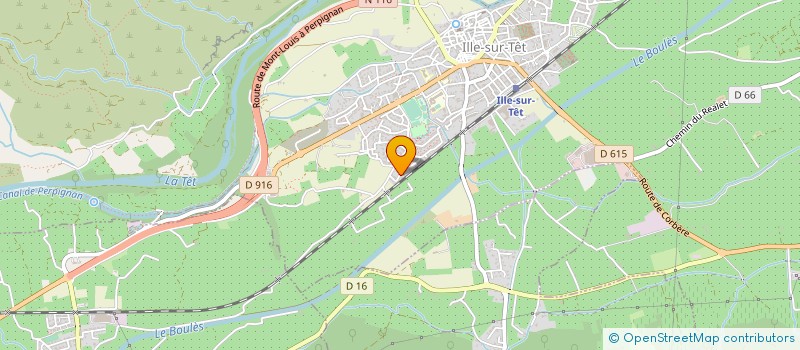 localisation de l'entreprise MONSIEUR LUDOVIC MORENO  ILLE-SUR-TET