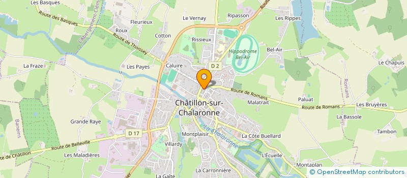 localisation de l'entreprise MONSIEUR LUDOVIC MORETON à CHALIERS
