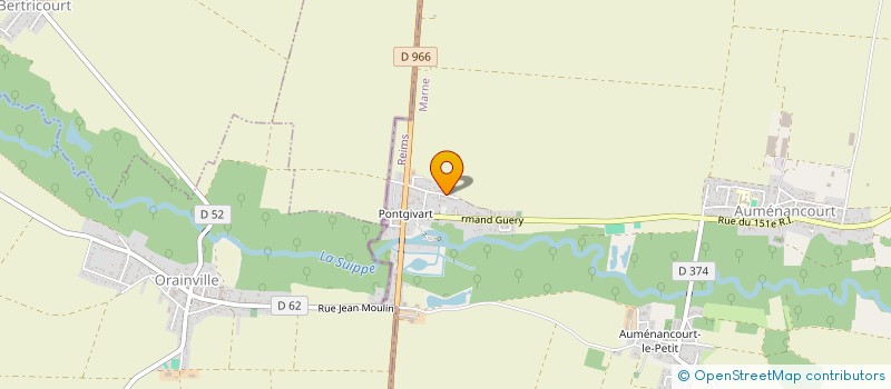 localisation de l'entreprise MONSIEUR LUDOVIC MORLAIN  AUMENANCOURT