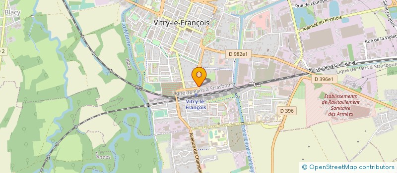 localisation de l'entreprise MONSIEUR LUDOVIC MOULUN  VITRY-LE-FRANCOIS