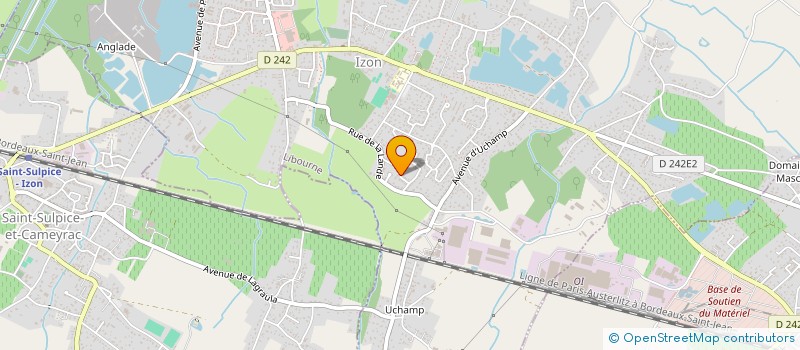 localisation de l'entreprise MONSIEUR LUDOVIC MOUSTAPHA  IZON