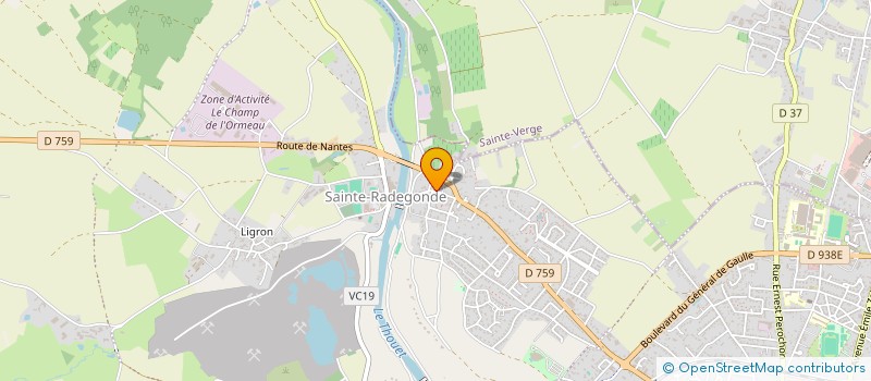 localisation de l'entreprise MONSIEUR LUDOVIC MOYNNEREAUX  THOUARS