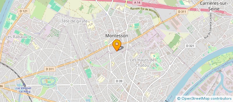 localisation de l'entreprise MONSIEUR LUDOVIC MULLOR à MONTESSON