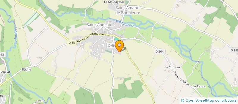 localisation de l'entreprise MONSIEUR LUDOVIC NADAUD à VAL-DE-BONNIEURE