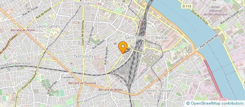 localisation de l'entreprise MONSIEUR LUDOVIC NAUDIN à BORDEAUX