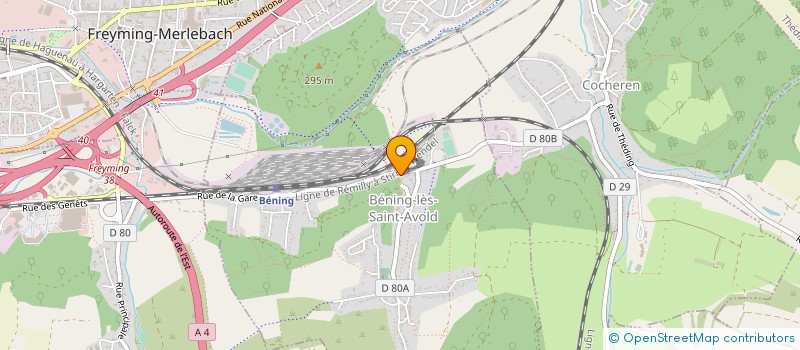 localisation de l'entreprise MONSIEUR LUDOVIC NEVES DE CARVALHO  BENING-LES-SAINT-AVOLD