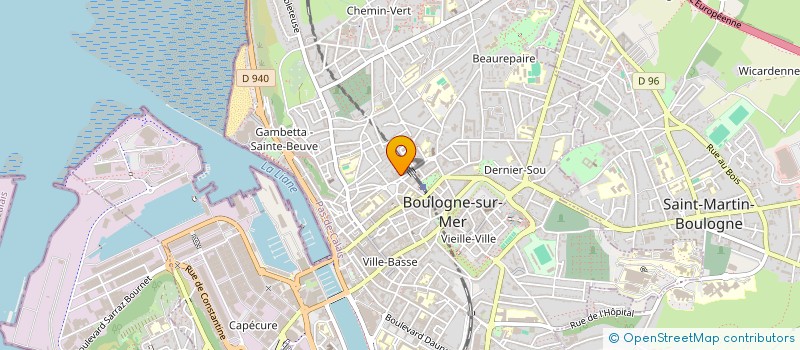 localisation de l'entreprise MONSIEUR LUDOVIC NICKRASS à BOULOGNE-SUR-MER