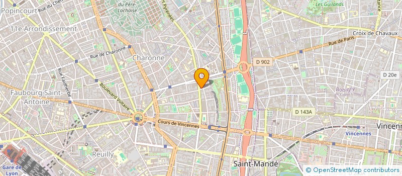 localisation de l'entreprise MONSIEUR LUDOVIC NICOLAS  PARIS