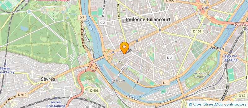 localisation de l'entreprise MONSIEUR LUDOVIC NORMAND à BOULOGNE-BILLANCOURT
