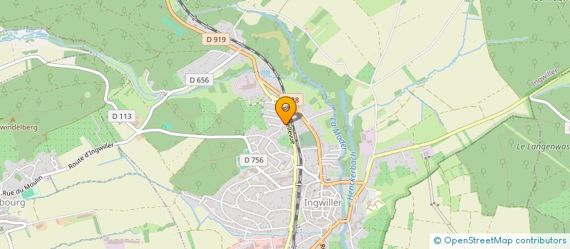 localisation de l'entreprise MONSIEUR LUDOVIC NOUAILLE  INGWILLER