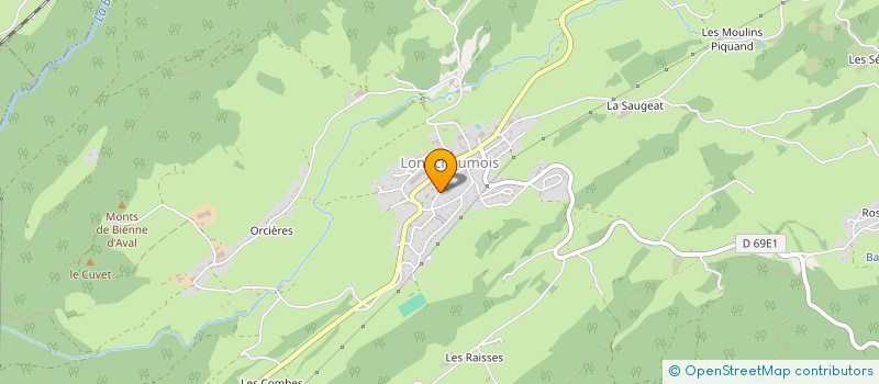localisation de l'entreprise MONSIEUR LUDOVIC NOUGIER à LONGCHAUMOIS