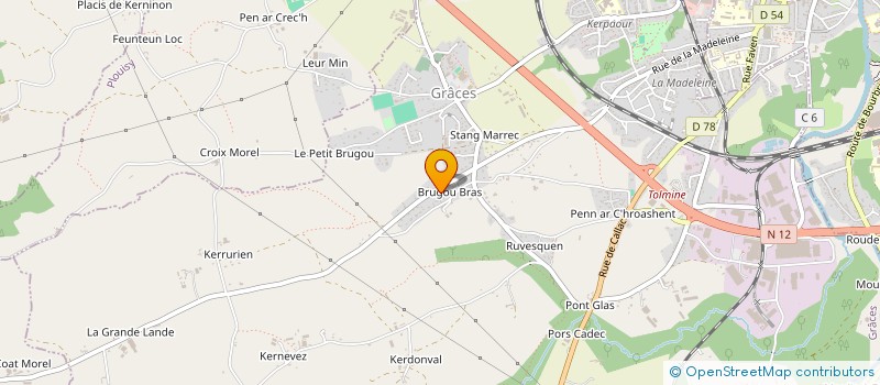 localisation de l'entreprise MONSIEUR LUDOVIC OGER  GRACES