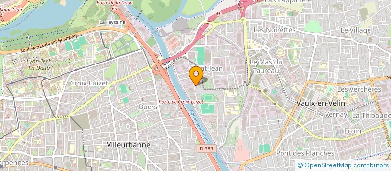 localisation de l'entreprise MONSIEUR LUDOVIC OLLIVIER  VILLEURBANNE