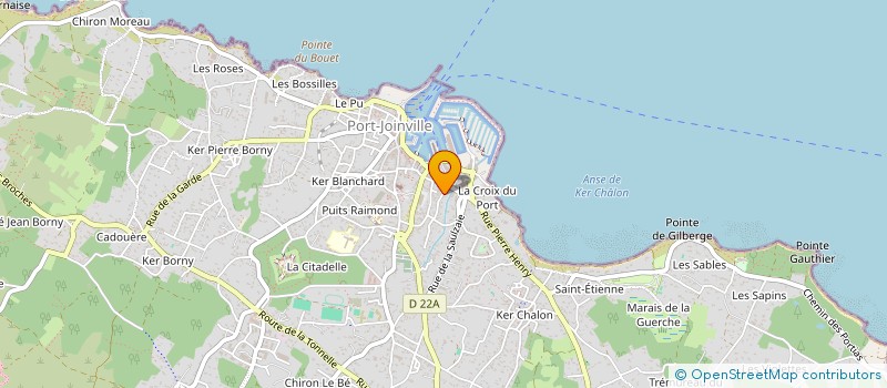 localisation de l'entreprise MONSIEUR LUDOVIC ORSONNEAU à L'ILE-D'YEU