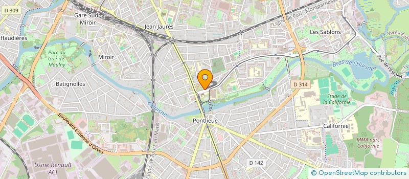 localisation de l'entreprise MONSIEUR LUDOVIC OUVRARD  LE MANS