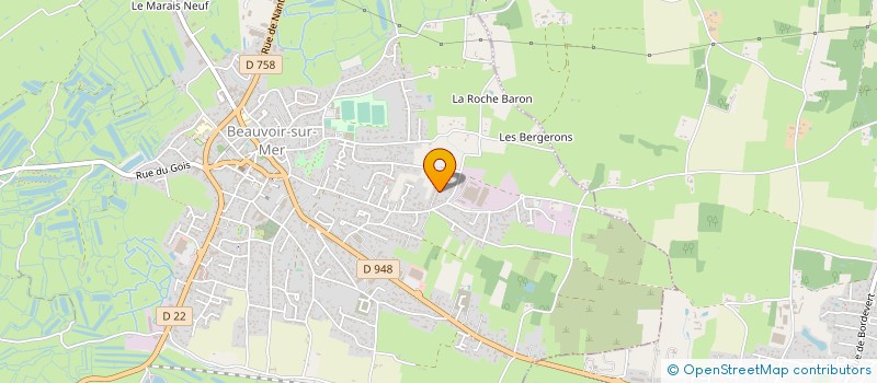 localisation de l'entreprise MONSIEUR LUDOVIC PADIOLLEAU à BEAUVOIR-SUR-MER