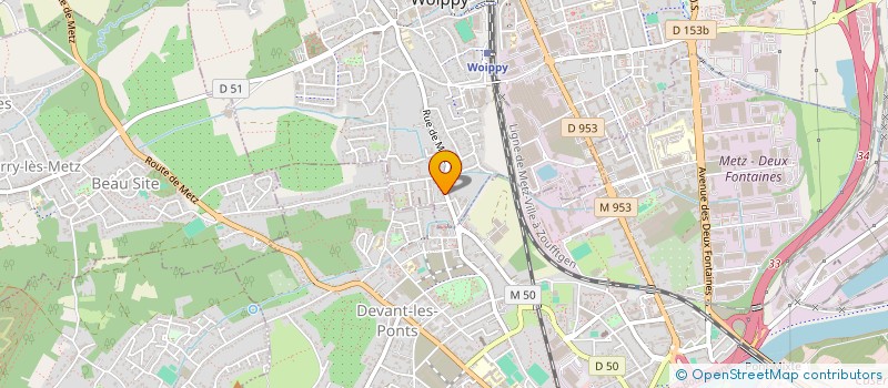 localisation de l'entreprise MONSIEUR LUDOVIC PAGET  WOIPPY