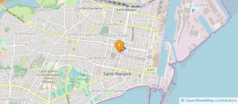 localisation de l'entreprise MONSIEUR LUDOVIC PAILLERET  SAINT-NAZAIRE