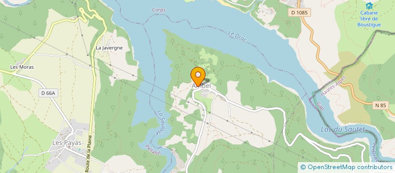 localisation de l'entreprise MONSIEUR LUDOVIC PAINI  LA SALETTE-FALLAVAUX