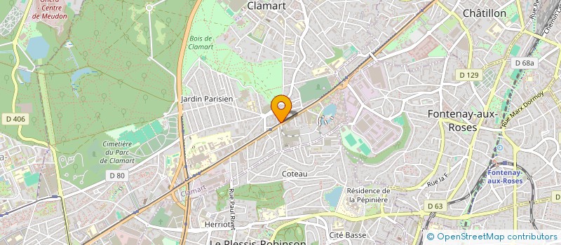 localisation de l'entreprise MONSIEUR LUDOVIC PALMIS à CLAMART