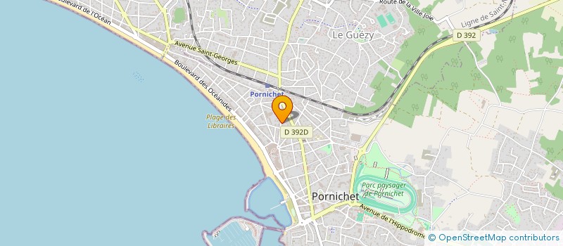 localisation de l'entreprise MONSIEUR LUDOVIC PARAGEAU à PORNICHET
