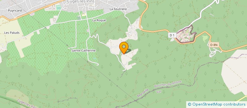 localisation de l'entreprise MONSIEUR LUDOVIC PASCAL  CUGES-LES-PINS