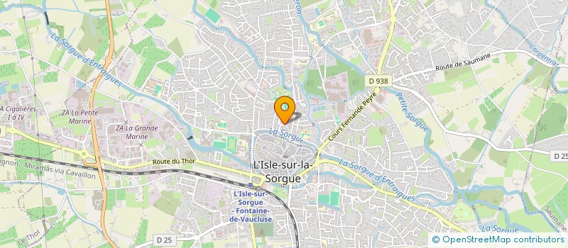 localisation de l'entreprise MONSIEUR LUDOVIC PASCALIS  L'ISLE-SUR-LA-SORGUE