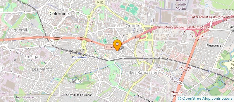 localisation de l'entreprise MONSIEUR LUDOVIC PASCALON à COLOMIERS