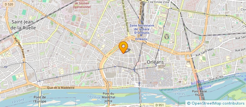 localisation de l'entreprise MONSIEUR LUDOVIC PASQUIER à ORLEANS