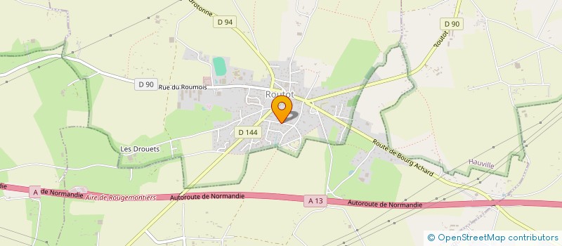 localisation de l'entreprise MONSIEUR LUDOVIC PASSELEU  ETREVILLE